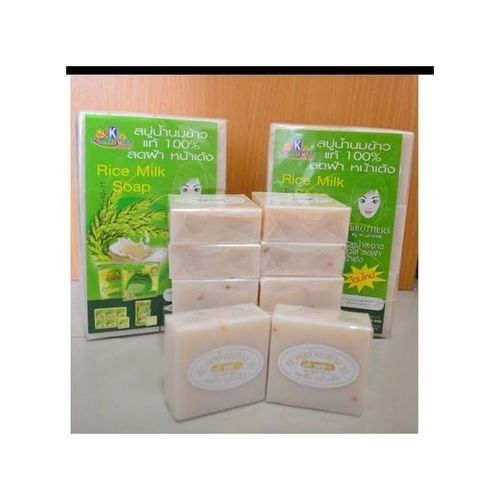 K.Brothers Original Rice Milk And Collagen Soap- {60g}.