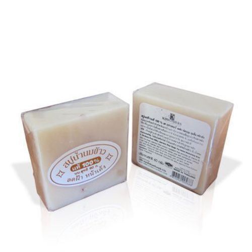 K.Brothers Original Rice Milk And Collagen Soap- {60g}.