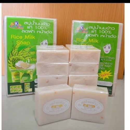 K.Brothers Original Rice Milk And Collagen Soap- {60g}.