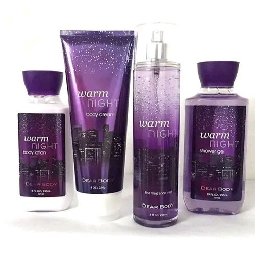 Dear Body Warm Night for WOMEN 4in1 ( Lotion/ Cream/ Fragrance Mist / Shower Gel) Variations available