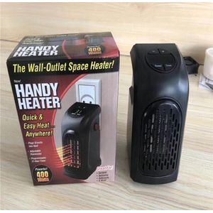 Fan Heater Electric Home Mini Room Air Wall Handy heater-Black