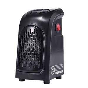 Fan Heater Electric Home Mini Room Air Wall Handy heater-Black