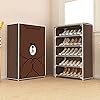 NC Multilayer Shoes Rack Dustproof Nonwoven Fabric Hallway Entryway Shoe rack>Cabinets Space Saving Cabinet Shoe Shelveswith Zipper