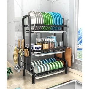 Over The Sink Dish Drainer / 3 layer Over Sink Dishrack