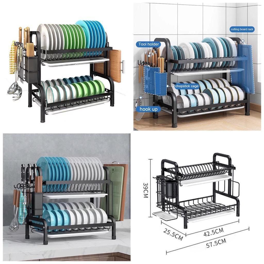 Over The Sink Dish Drainer / 3 layer Over Sink Dishrack