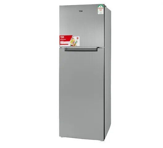 Von VART-36NHS Double Door Fridge 251L - Silver