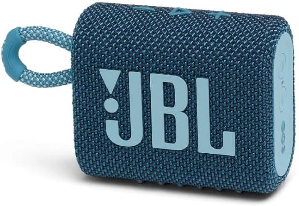 JBL Go 3 Portable Speaker with Bluetooth Built-in Battery Waterproof and Dustproof Feature