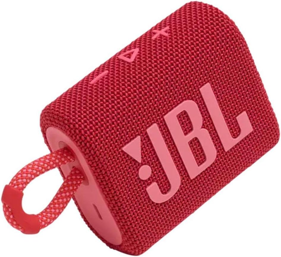 JBL Go 3 Portable Speaker with Bluetooth Built-in Battery Waterproof and Dustproof Feature