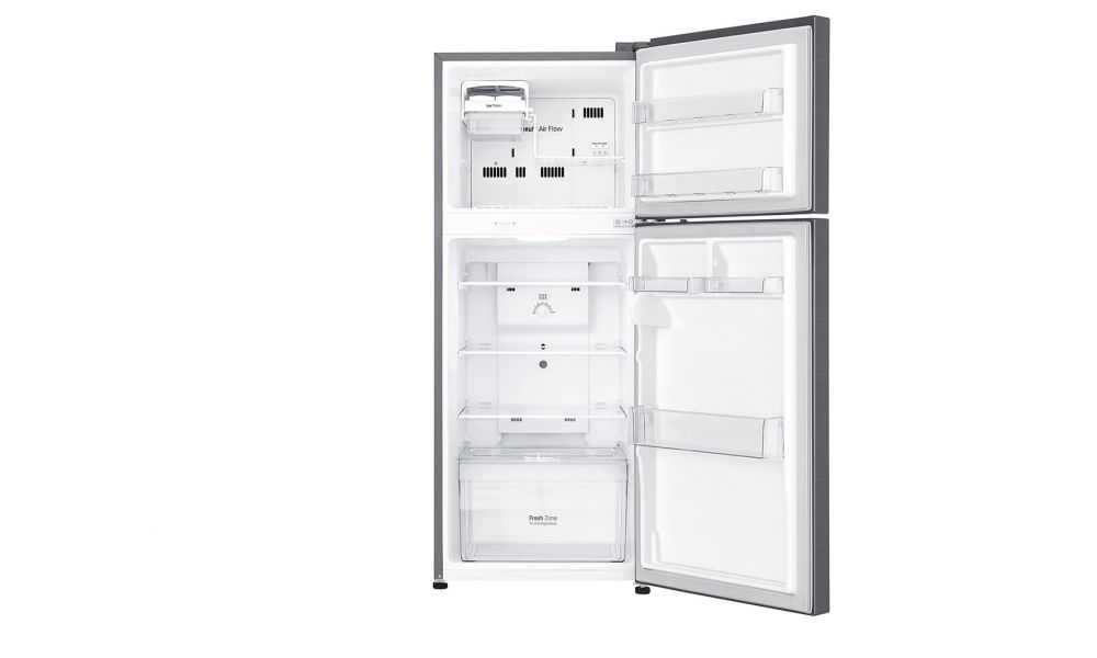 LG GL-C252SLBB Top Mount Freezer Fridge, 234 L - Smart Inverter Compressor, Multi Air Flow, Movable Ice Tray
