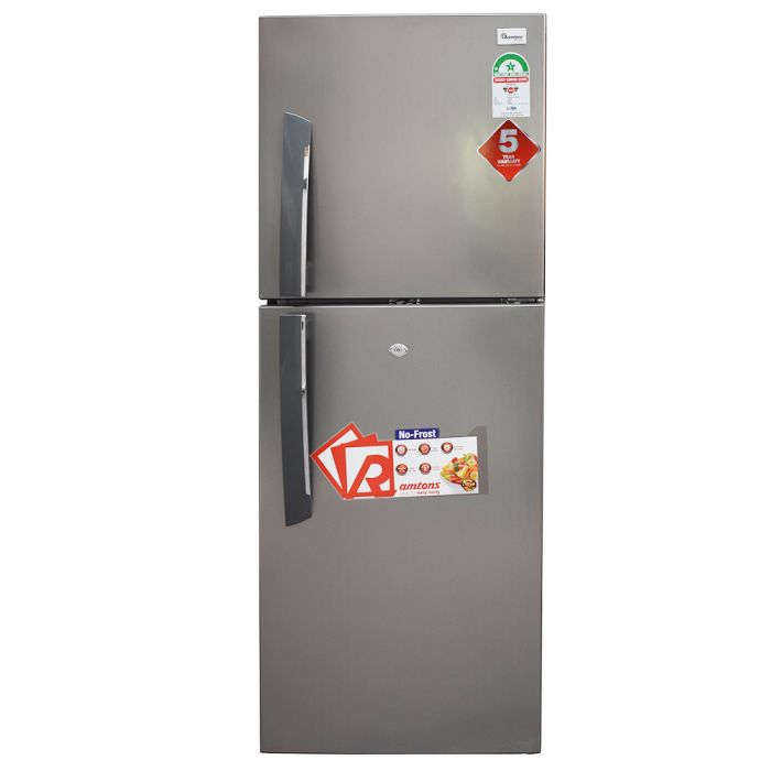 RAMTONS RF/239 196 LITRES DOUBLE DOOR NO FROST FRIDGE - SILVER