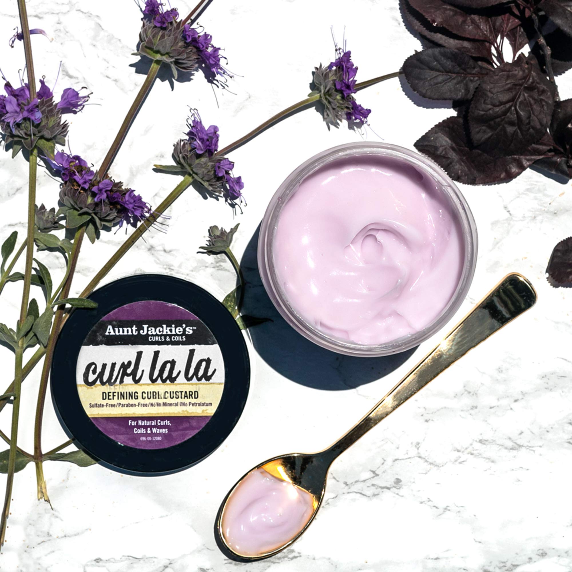 Aunt Jackie's Curl LaLa Curl Custard 426g; Define, shape and control your hair's curls, waves, coils and braid-outs,add moisture, shine and natural conditioning, For natural hair curls, coils and wave