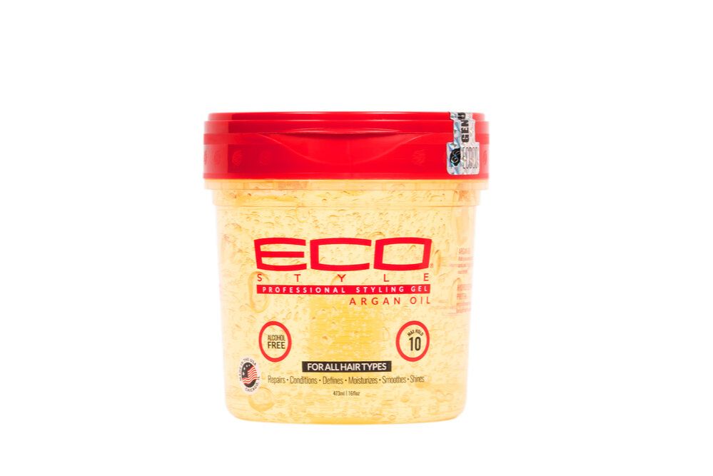 Eco Style Moroccan Argan Oil Styling Gel - Promotes Healthy Hair - Nourishes And Repairs - Delivers Long Lasting Shine - Provides Maximum Hold and Helps Tame Frizz - Ideal For All Hair
