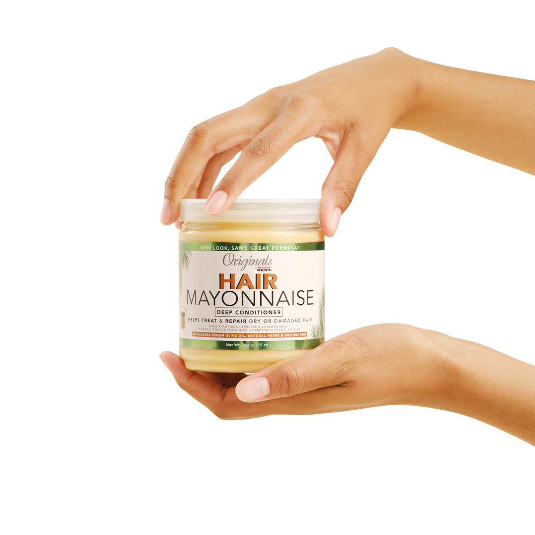 Originals By Africa's Best Hair Mayonnaise Conditioner, Enriched with Natural Botanical Herbal Extracts and Olive Oil to Deep Condition and Repair.