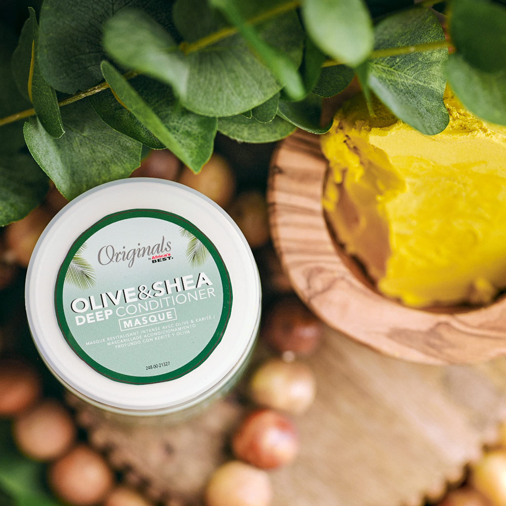 Originals by Africa's Best Olive Oil Deep Conditioner Treatment, For Weak Damaged Hair, Provides Conditioning & Moisturizing For All Hair Types