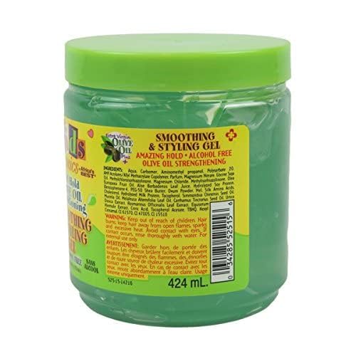 Originals by Africa's Best Kids Africa's Best Kids Originals Soft Hold Olive Oil Conditioning Smoothing & Styling Gel, Alcohol Free
