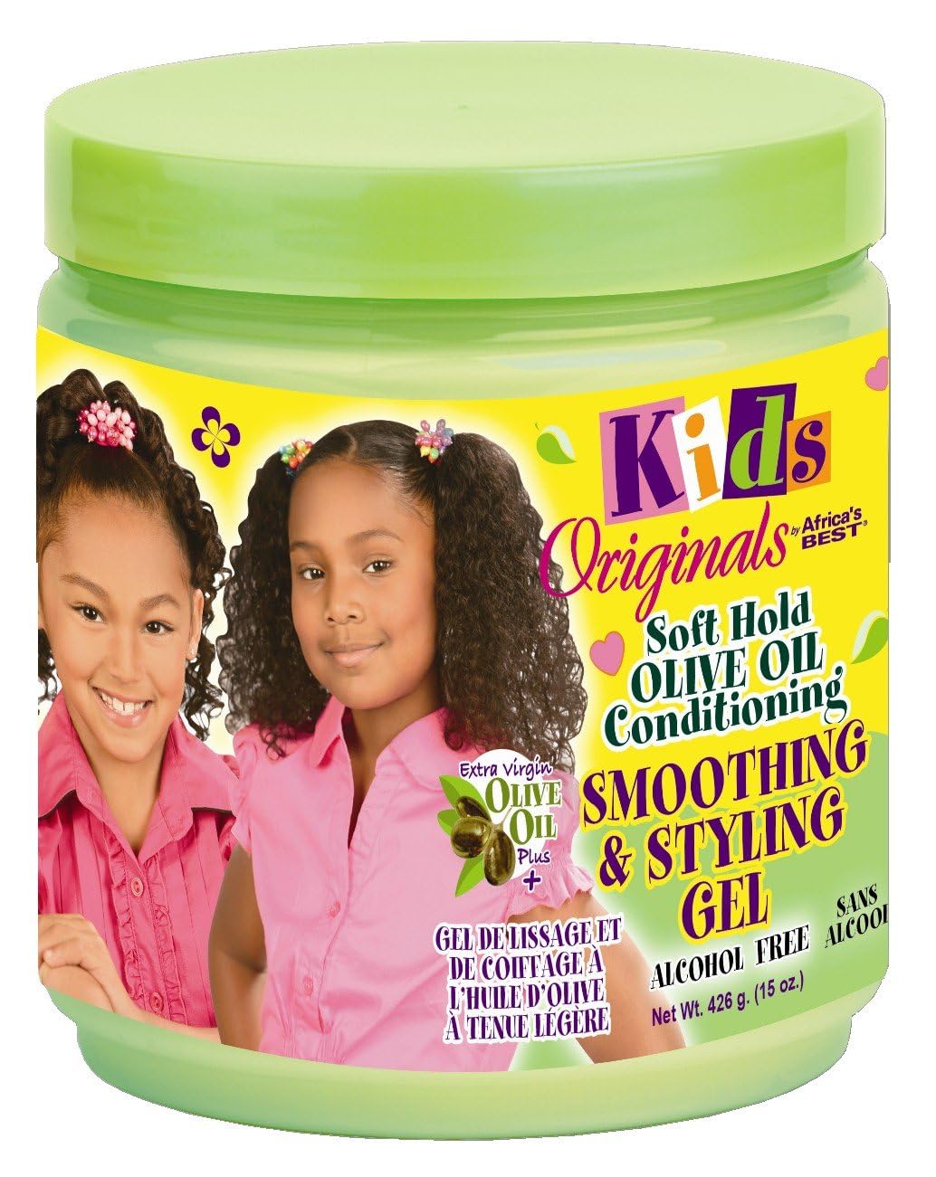 Originals by Africa's Best Kids Africa's Best Kids Originals Soft Hold Olive Oil Conditioning Smoothing & Styling Gel, Alcohol Free