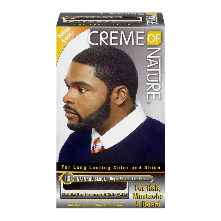 Creme Of Nature Natural Black Permanent Hair Color # 1.0 67.5ml