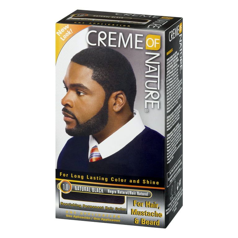 Creme Of Nature Natural Black Permanent Hair Color # 1.0 67.5ml