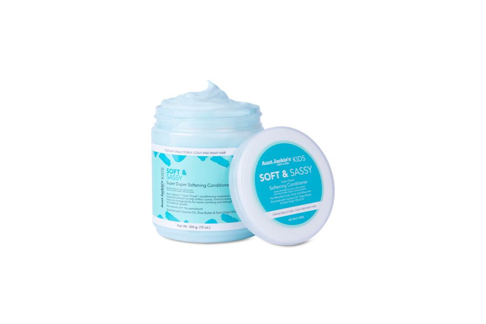 Aunt Jackie's Kids Soft and Sassy Super Duper Hair Softening Conditioner, Helps Strengthen Hair for Healthier Growth 426g