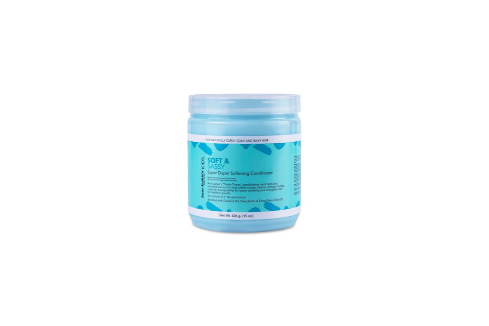 Aunt Jackie's Kids Soft and Sassy Super Duper Hair Softening Conditioner, Helps Strengthen Hair for Healthier Growth 426g