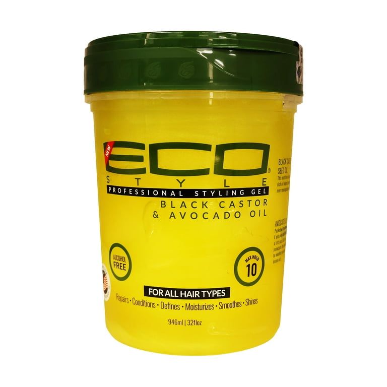 Eco Gel Black Castor And Avocado Oil 946ml