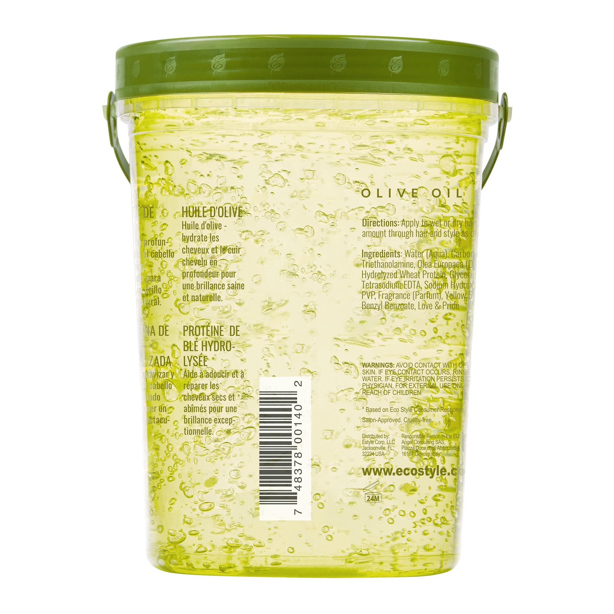 Eco Gel Olive Oil Gel - Green 2.36 Litres