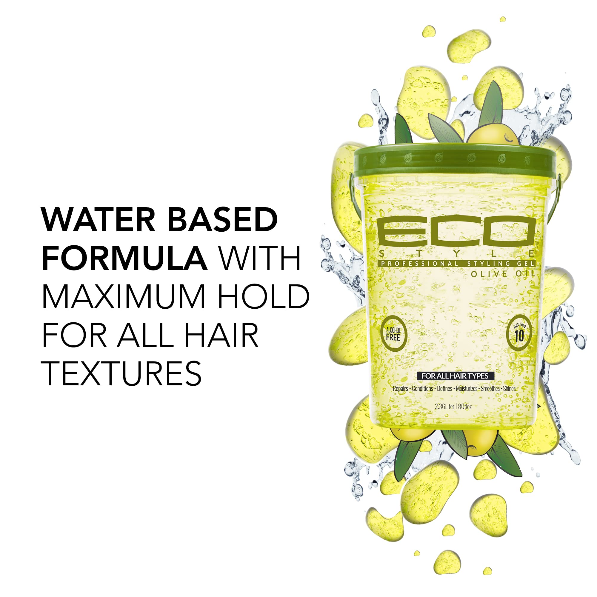 Eco Gel Olive Oil Gel - Green 2.36 Litres