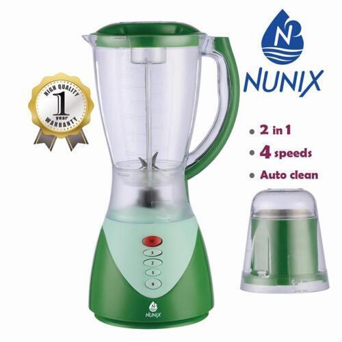 2 In 1 Powerful Nunix Blender  With Grinder Machine 1.5L AK-300