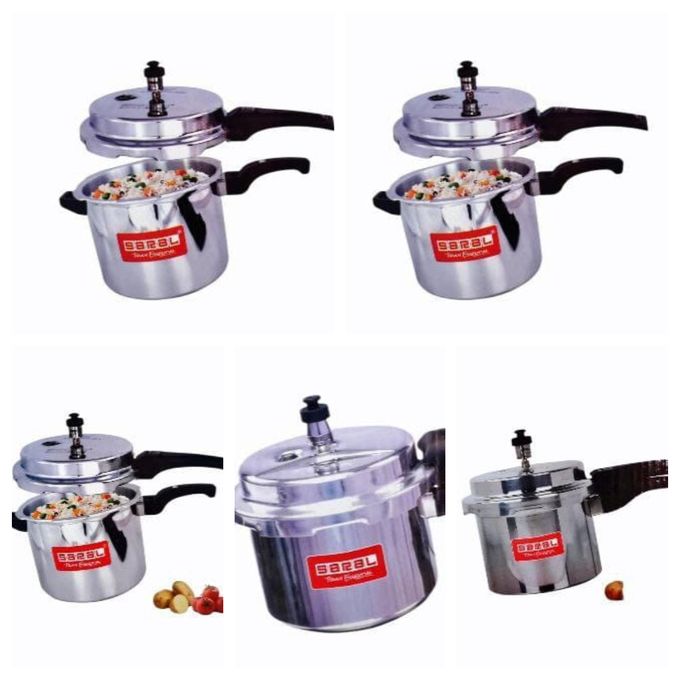 Saral 10L ALUMINIUM EXPLOSION PROOF Pressure Cooker-high Quality