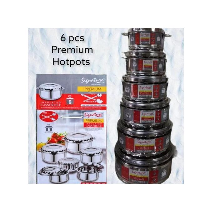 Signature Premium Stainless Steel Hotpots.double layer insulated pots