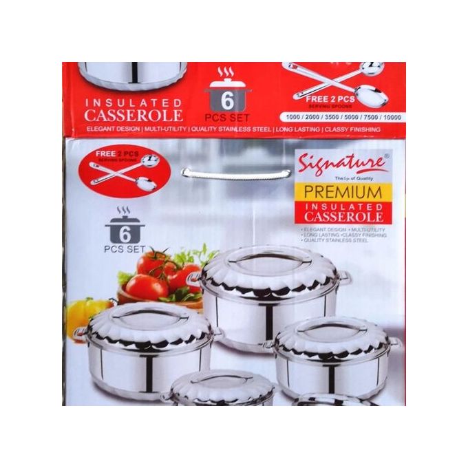 Signature Premium Stainless Steel Hotpots.double layer insulated pots