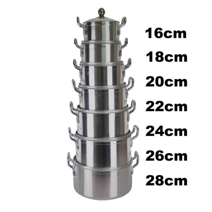 Tornado/TC 14 Pcs Set Aluminum Cooking Pots Large Cookware Sets