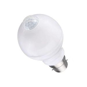B22 7W Auto PIR Motion + Light Sensor Detection LED Light Lamp Globe Bulb