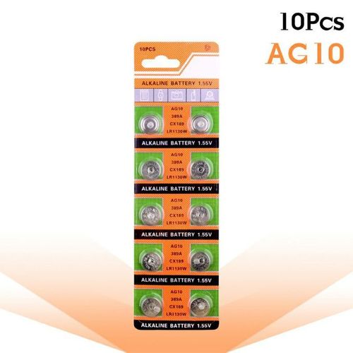 Fashion 10pcs AG4 LR626 377 Watch Cell Alkaline Battery SR626 177 1.55V 626A 377A CX66W