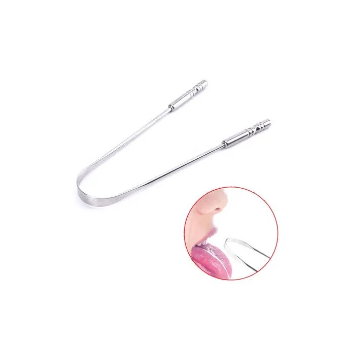 Oral Care , U-Shaped Tongue Scraper, Tongue Cleaner Stainless Steel , with Effective Tongue cleaning capabilities