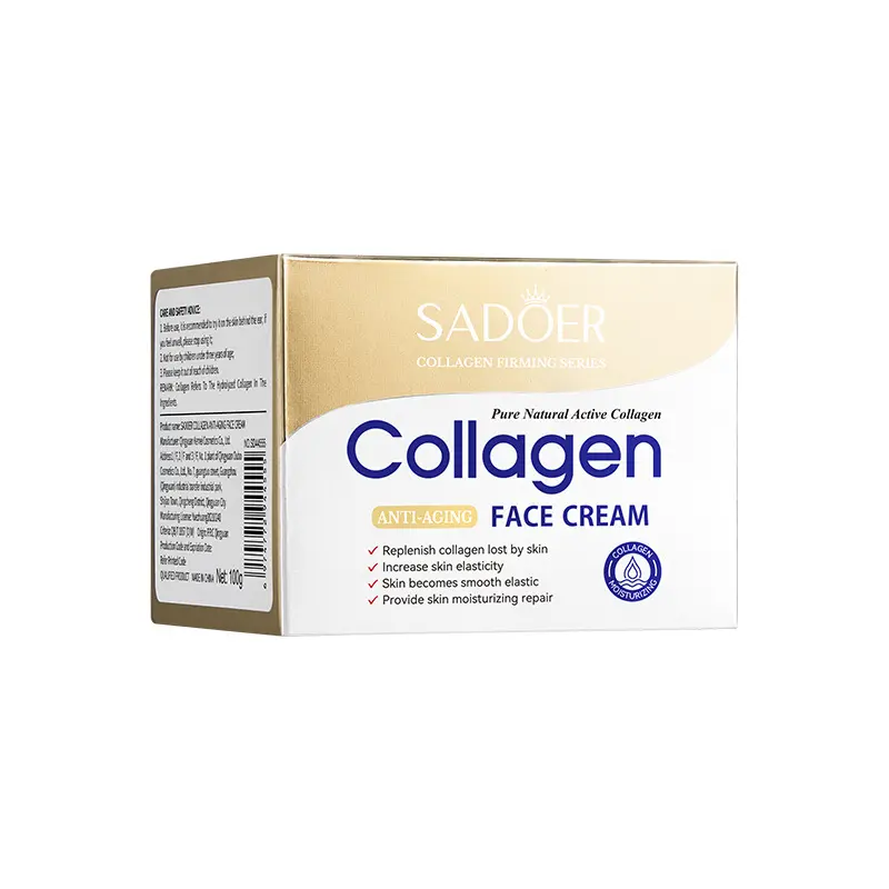 SADOER 10x Collagen ,Collagen Anti Aging Face Cream Anti Wrinkles And Fine Lines, Intensive hydration, Anti - aging, Brighten skin tone, Acne fade/ repair essence, Contains collagen