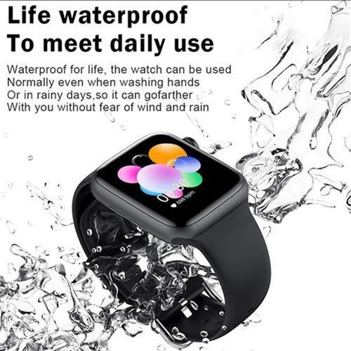 1.44 Inch Black Smart Watch T500 Men Ladies Watch For IOS Android