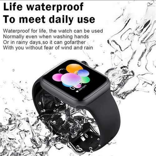 1.44 Inch Black Smart Watch T500 Men Ladies Watch For IOS Android