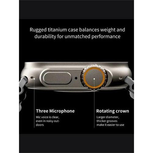 Ladies Black NFC Smart Watch T800 Ultra Bluetooth Function Watch