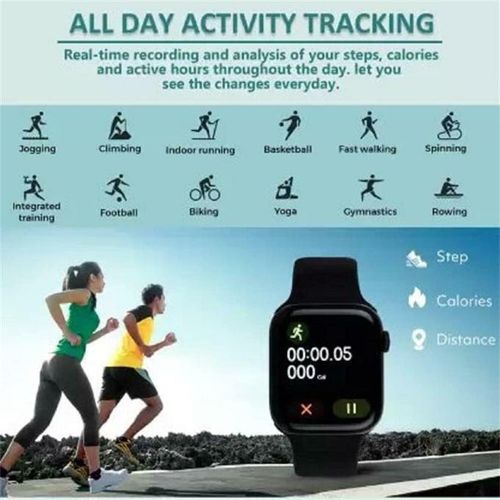 Black Smart Watch X7 Men Ladies Watch For IOS Android