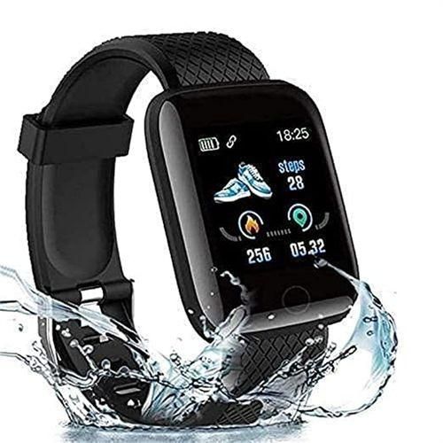 Ladies Black Smart Watch 116plus Bluetooth Waterproof Watch