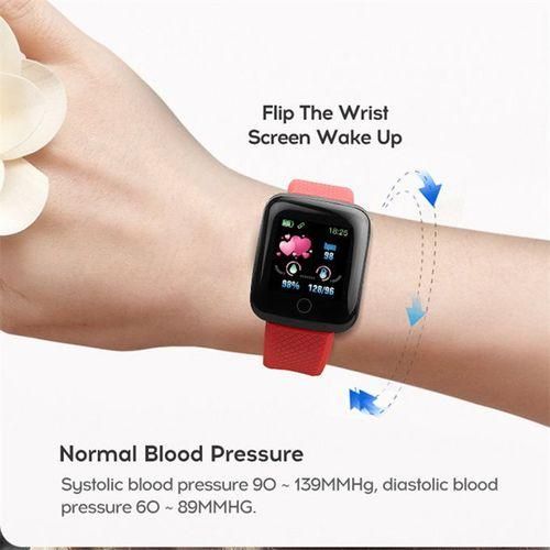 Ladies Black Smart Watch 116plus Bluetooth Waterproof Watch