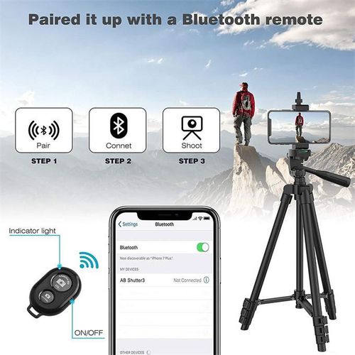 Portable universal retractable selfie stand cell phone holder