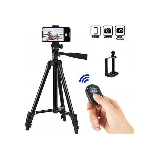 Portable universal retractable selfie stand cell phone holder