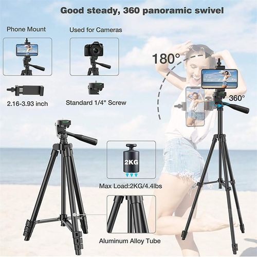Portable universal retractable selfie stand cell phone holder