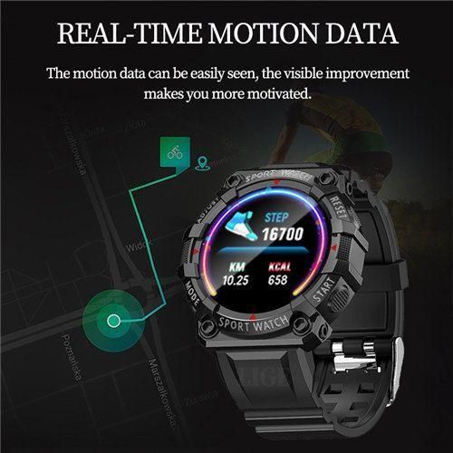 FD68 Smart Watch Heart Rate Exercise Touch Screen Watch