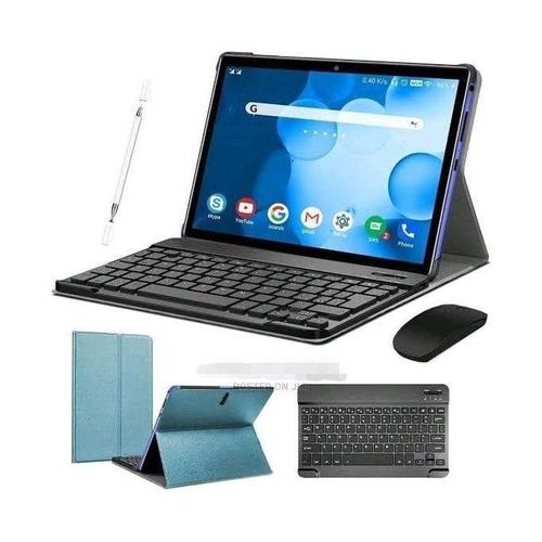 Oteeto TAB 10 Pro Tablet 8000mAh 8GB RAM + 512GB ROM Single SIM 5G Network//5G Wifi//8MP Front + 13MP Rear Camera/Quad Core 2.0GHz Processor/Android 13/Includes Keyboard,Mouse,Touch Pen,OTG,Flip Cover