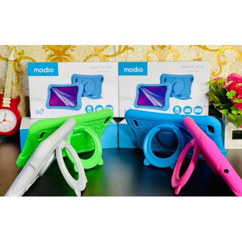Modio 6GB 256GB IPS 7" Battery 4000mAh Quad Core CPU 5G SIM CARD Dual camera 8MP 5MP Android KIDS Tablet PC Color PINK