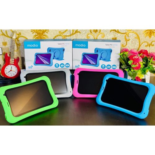 Modio 6GB 256GB IPS 7" Battery 4000mAh Quad Core CPU 5G SIM CARD Dual camera 8MP 5MP Android KIDS Tablet PC Color PINK