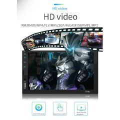 2 Din 7" Touch Screen Car MP5 Player Car Audio Car Stereo FM Radio